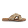 Mia Raffia Dames Slippers Beige