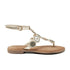 Harper Leren Dames Sandalen Off-White