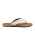 Dames Slippers Leer 75-478 Off-White