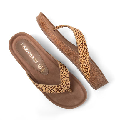 Laura Dames Slippers Leopard