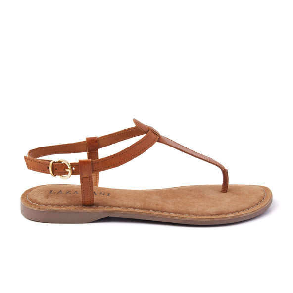 Iris Leren Dames Sandalen Tan