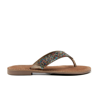 Ilja Dames Slippers Leer Multi