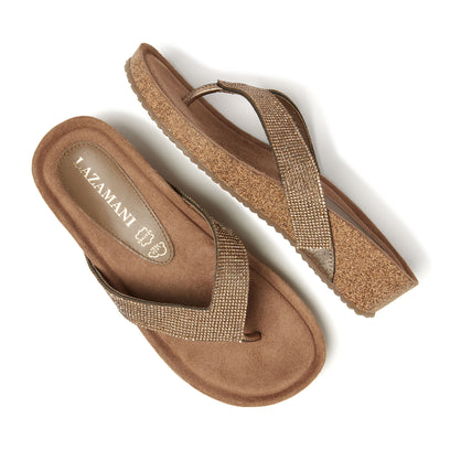 Dames Slippers 75.809 Bronze