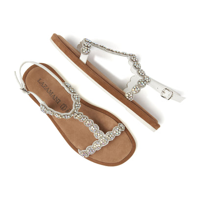 Dames Sandalen Leer 75.859 White