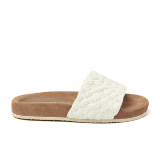 Dames Slippers Raffia 75.860 Off-White 