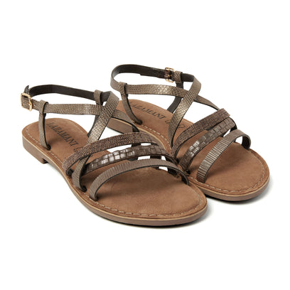 Zuri Dames Sandalen Brown