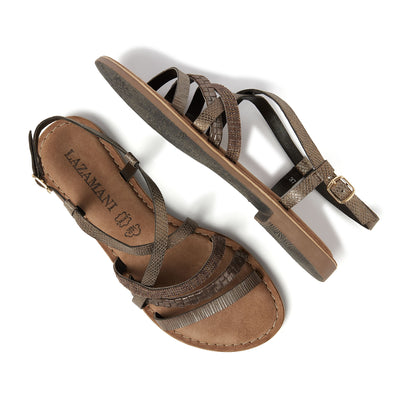 Zuri Dames Sandalen Brown