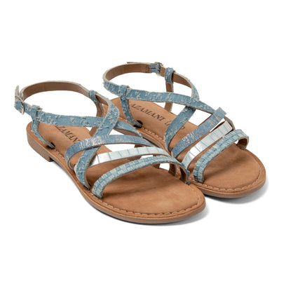 Zuri Dames Sandalen Denim