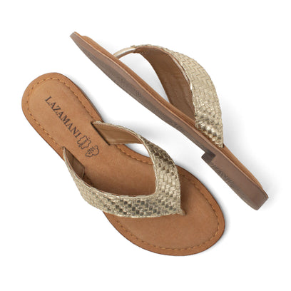 Jule Dames Teenslippers Gold