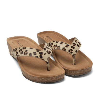 Leia Dames Teenslippers Leopard