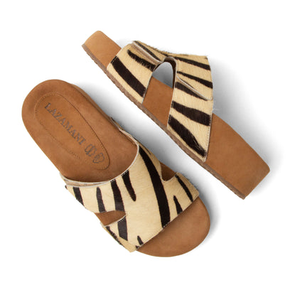 Mille Dames Slippers Zebra