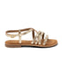 Zuza Dames Sandalen Leer Gold