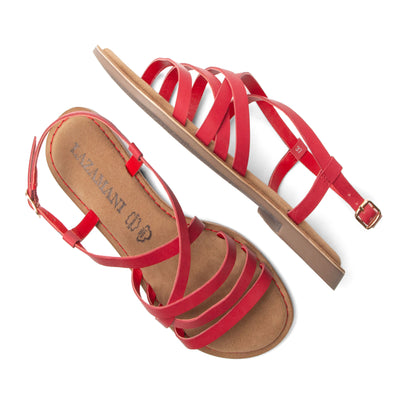 Zuza Dames Sandalen Leer Red