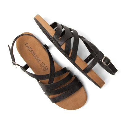 Lotta Dames Sandalen Leer Black