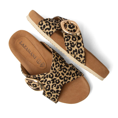 Kaja Dames Slippers Leopard