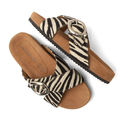 Kaja Dames Slippers Zebra