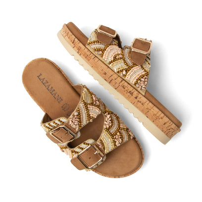 Ragna Dames Slippers Beige