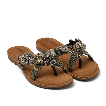 Pena Dames Teenslippers Grey