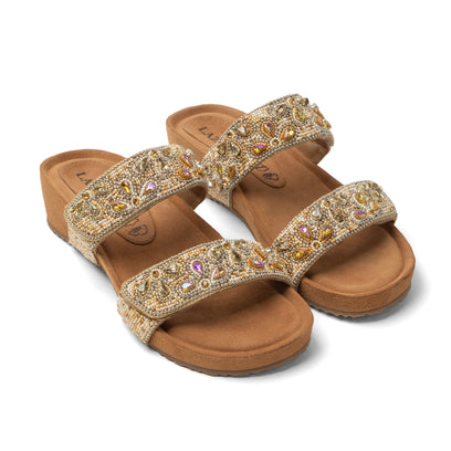 Bo Dames Slippers Beige