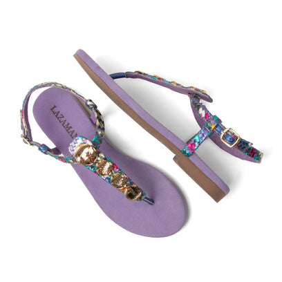 Lynn Dames Sandalen Leer Lilac
