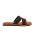 Lina Dames Slippers Suede Brown