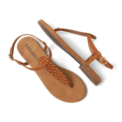 Minu Dames Sandalen Suede Tan