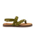Jona Dames Sandalen Leer Green