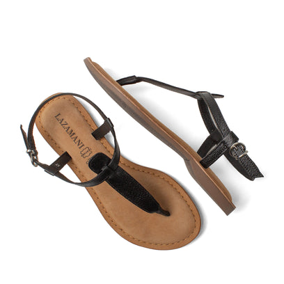 Imme Dames Sandalen Leer Black