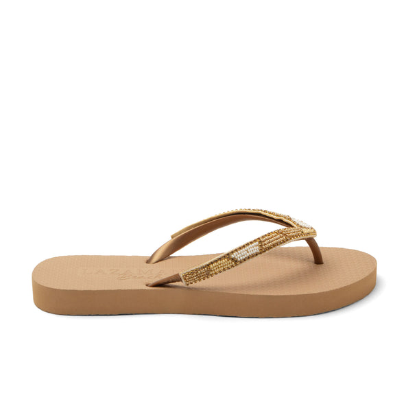 Fraser Beach Dames Slippers Beige