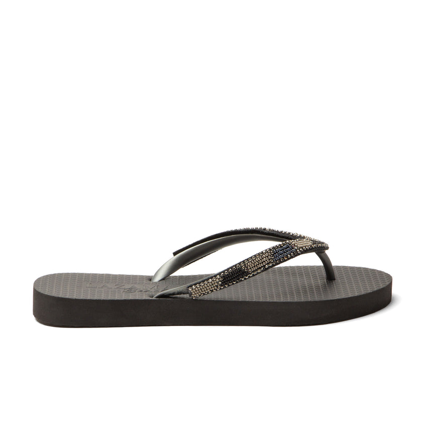 Fraser Beach Dames Slippers Black