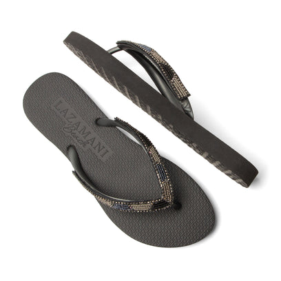 Fraser Beach Dames Slippers Black