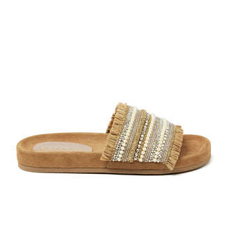 Dames Slippers 85.558 Tan