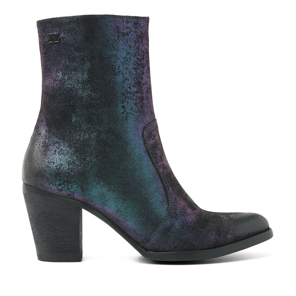 Dames Enkellaarsjes 85.602 Petrol-Disco