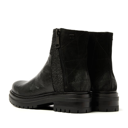 Gitte Dames Boots Leer Black