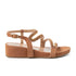 Aurelia Dames Sandalen Suede Cognac