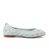 Gracia Dames Ballerina’s Leer Blue