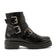 Reina Dames Biker Boots Leer Black