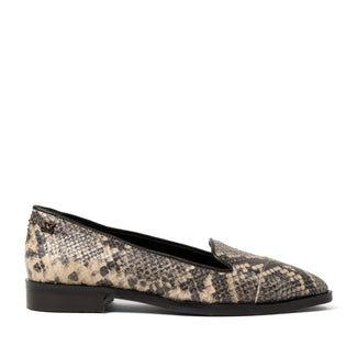 Flora Dames Ballerina Flats Leer Offwhite