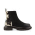 Haidy Dames Boots Suede Black/White