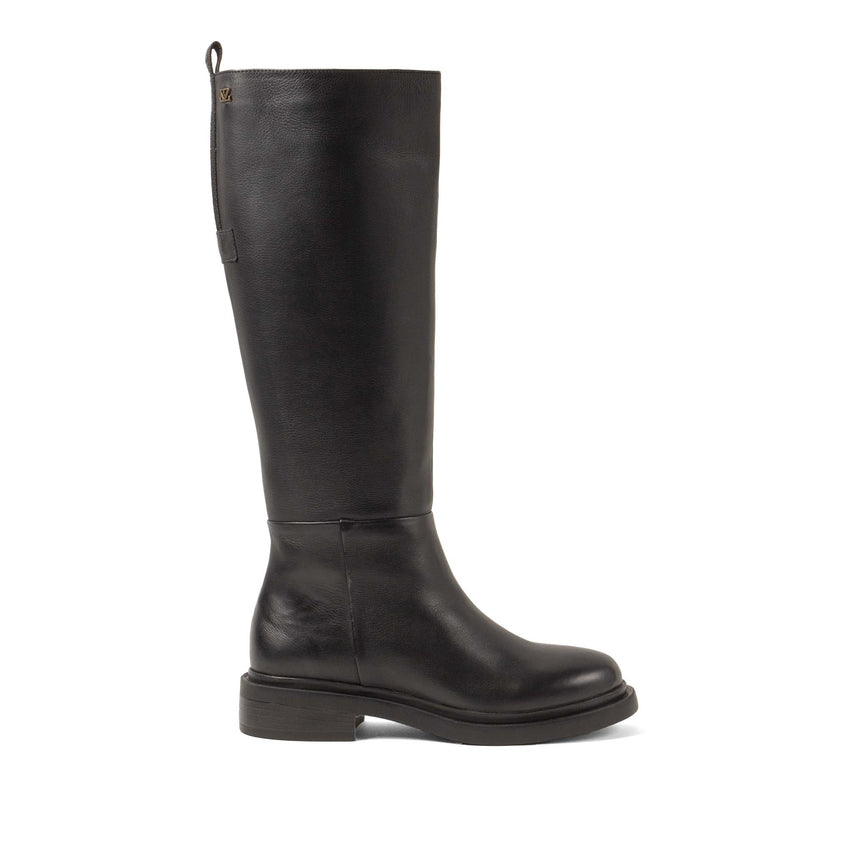 Uma Dames Laarzen Leer Black