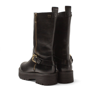 Lotte Dames Boots Leer Black 