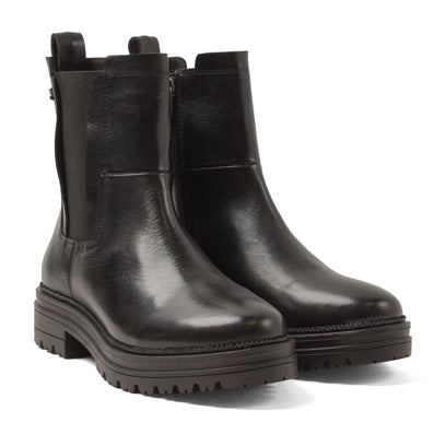 Nola Dames Boots Leer Black