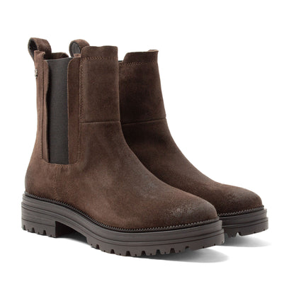 Nola Dames Boots Suede Brown