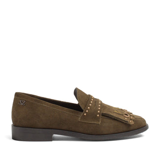 Suus Dames Loafers Suede Khaki