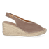 Leslie Dames Espadrilles Suede Taupe