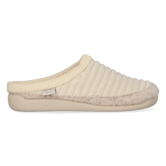 Malu-OD Dames Pantoffels Cru