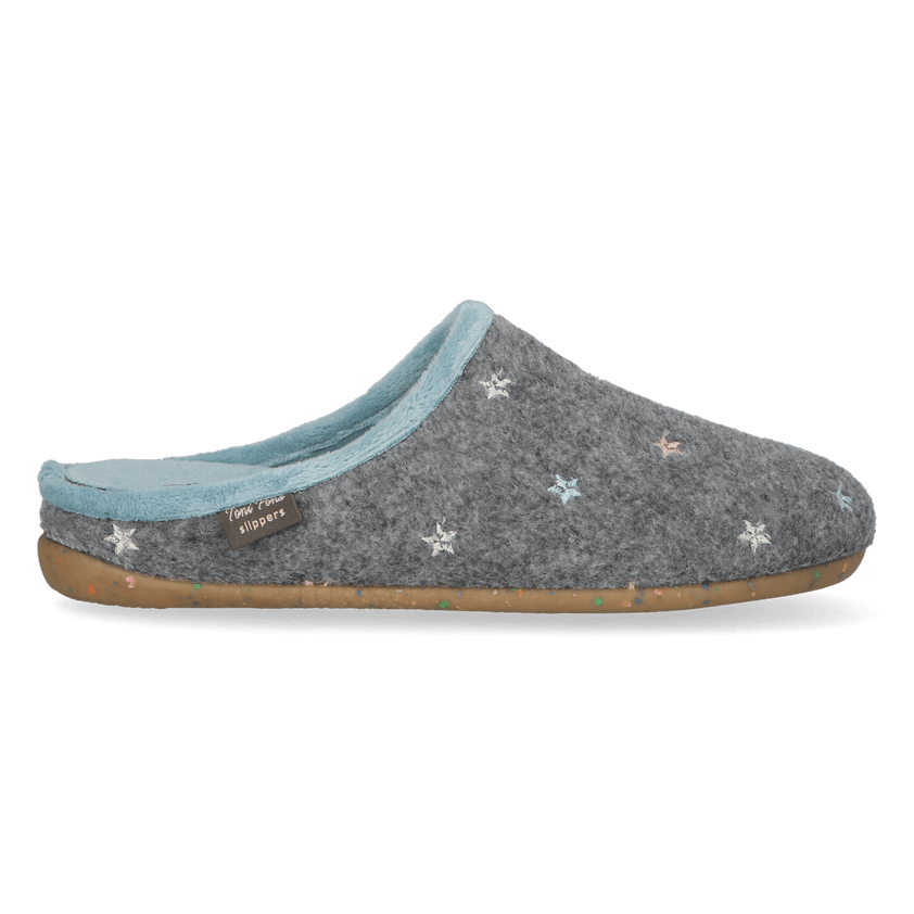 Mona-FT Dames Pantoffels Gris