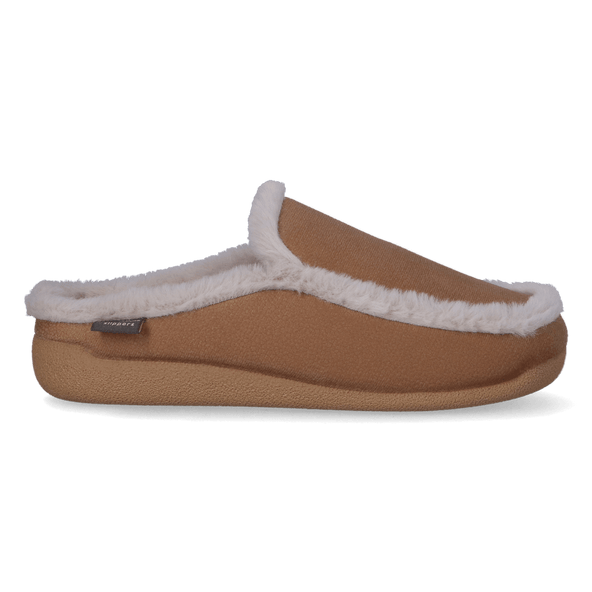 Munic-BD Dames Pantoffels Camel