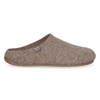 Neo-FR Heren Pantoffels Gerecycled Vilt Taupe