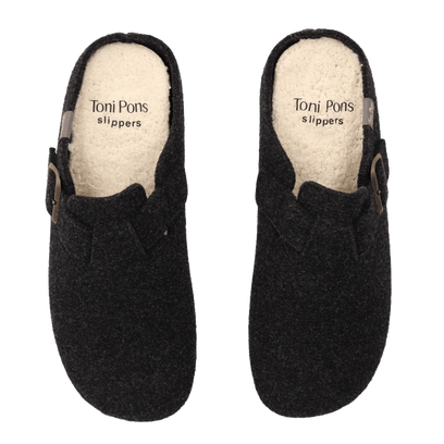 Norton-FP Heren Pantoffels Vilt Negre